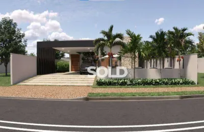 Linda casa em rifaína-sp, com 5 suítes,   à venda, 365 m² por r$ 3.500.000 - condominio enseada da fronteira - rifaina/sp