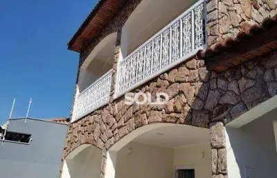 Linda casa/sobrado com 4 dormitórios sendo 1 suíte com hidro, 350 m² de construção, à venda por r$ 1.200.000,00 - jardim barão - franca/sp