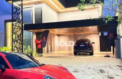Linda casa no cond. villa di capri, 3 suítes com closet, piscina, à venda por r$ 2.650.000,00 - núcleo agrícola alfa - franca/sp