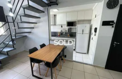 Apartamento duplex com 2 dormitórios à venda, 103 m² por r$ 375.000,00 - residencial amazonas - franca/sp