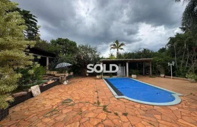 Chácara no recanto fortuna, 5000m², escritura individual,  com 3 dormitórios à venda, por r$ 2.100.000,00 - franca/sp