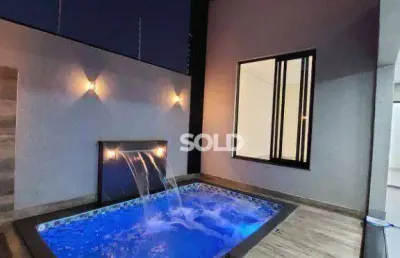 Casa com 3 dormitórios sendo 1 suíte com closet, piscina, 160m² de área construída, à venda por r$ 880.000,00 - jardim natal i - franca/sp