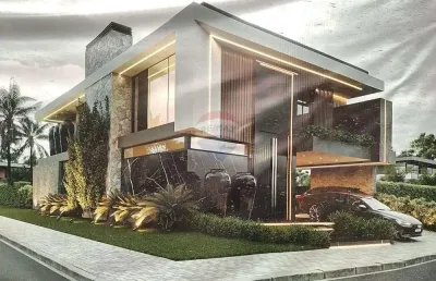 'casa magnifica com 5 suítes  à  venda no villagio  firenze: luxo e conforto'