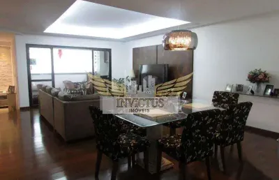 Apartamento com 4 quartos no edifício treviso para comprar, 192m² - vila bastos, santo andré/sp.