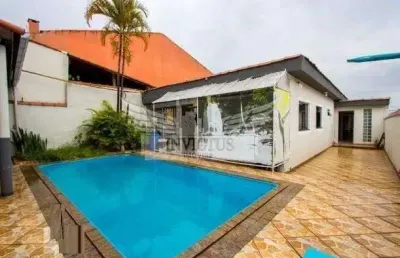 Casa com piscina à venda - 224m² - parque novo oratório - santo andré/sp