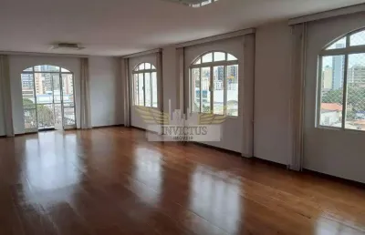 Apartamento com 4 quartos no edifício colonial para alugar, 250m² - centro de santo andré/sp.