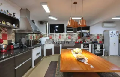 Sobrado em condomínio fechado com 4 quartos para alugar, 403m² - campestre, santo andré/sp.