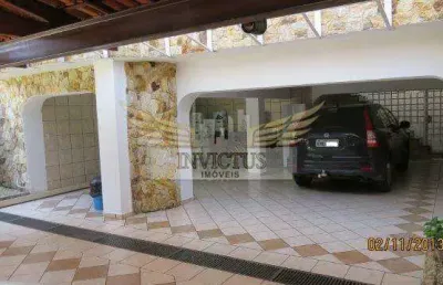 Casa com 3 suítes para alugar, 326m² - campestre, santo andré/sp.