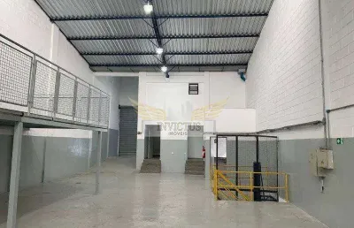 Galpão industrial para alugar, 532m² - vila conceição, diadema/sp.