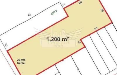Terreno comercial à venda,1.200 m² - jardim - santo andré - sp