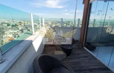 Cobertura com planejados e 3 quartos no edifício residencial ciclames para comprar, 164m² - bairro olímpico, são caetano do sul/sp.