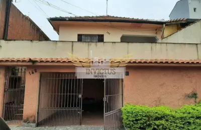 Casa com 2 dormitórios à venda, 200m² - bairro utinga, santo andré/sp