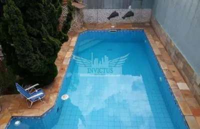 Casa assobradada de alto padrão com 3 suítes para comprar, 606m² - vila curuça, santo andré/sp.
