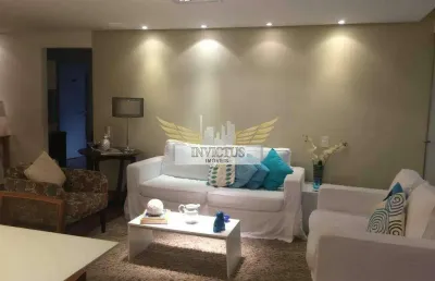 Apartamento com 3 quartos no edifício maison à venda, 136m² - bairro jardim, santo andré/sp.