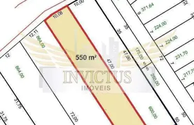 Terreno residencial/comercial para comprar, 550m² - vila alto de santo andré, santo andré/sp.