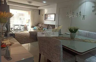 Apartamento com 4 quartos no condomínio espaço jardins para comprar, 135m² - campestre, santo andré/sp.