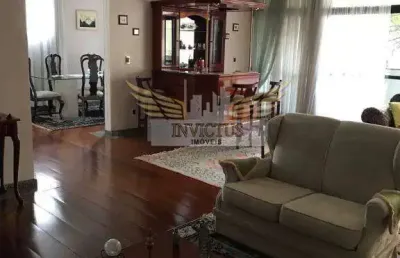 Apartamento com 4 dormitórios à venda, 290m² - jardim, santo andré/sp.