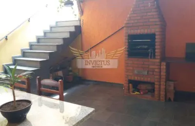 Sobrado com 3 suítes para comprar, 268m² - vila curuça, santo andré/sp.