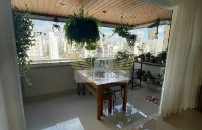 Apartamento com 3 suítes no condomínio paris para comprar, 128m² - centro de santo andré/sp.