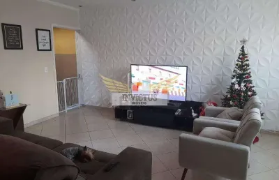 Sobrado com 4 suítes para comprar, 262m² - jardim santo antônio, santo andré/sp.