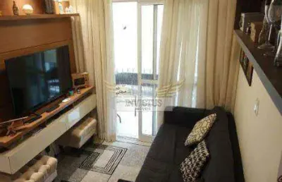 Apartamento com 2 dormitórios no condomínio imagine para comprar, 47m² - vila valparaíso, santo andré/sp.