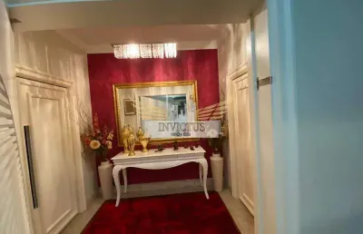 Apartamento com 4 suítes no edifício crystal para comprar, 470m² - vila bastos, santo andré/sp.