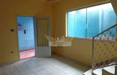 Sobrado com edícula para comprar, 178m² - bairro campestre, santo andré/sp.