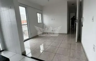 Apartamento com renda, e 2 quartos no edifício new campestre para comprar, 42m² - bairro santa maria, santo andré/sp