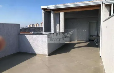 Cobertura 2 dormitórios com suíte à venda, 96m² - parque oratório, santo andré/sp.
