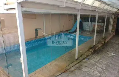 Sobrado com 4 quartos e piscina para alugar, 450m² - jardim las vegas, santo andré/sp
