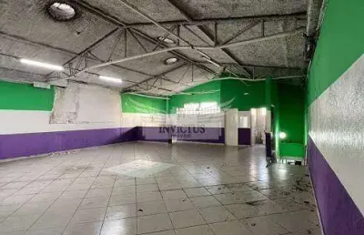 Salão comercial para alugar, 672m²,vila bastos - santo andré/sp.