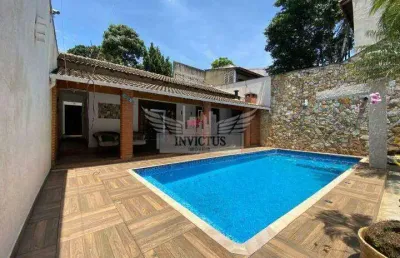 Sobrado alto padrão com 3 suítes para comprar, 495m² - campestre, santo andré/sp.