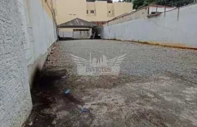 Terreno comercial para locação, 400m² - bairro campestre, santo andré/sp.