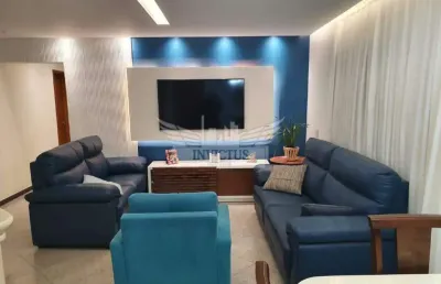 Apartamento com 3 quartos para comprar no residencial village, 125m² - bairro campestre, santo andré/sp.