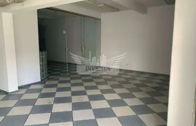 Salão comercial para locação, 95m² - vila bastos, santo andré/sp.