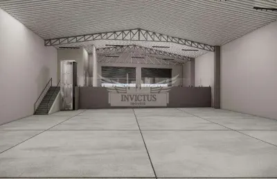Salão com projeto aprovado em fase de construção com 2 frentes para locação, 1.158m² - centro, são bernardo do campo/sp