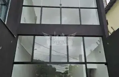 Excelente prédio comercial novo para locação, 210m² - jardim, santo andré/sp.