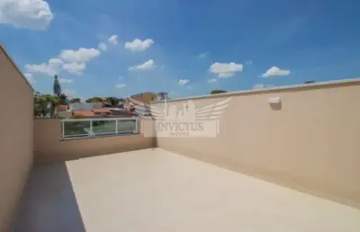 Cobertura sem condomínio nova com 2 dormitórios à venda, 92m² - jardim paraíso, santo andré/sp.