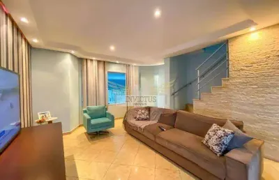 Ótimo sobrado com 3 suítes à venda, 177m² - santa terezinha, santo andré/sp.