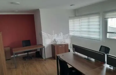 Sala comercial no edifício rua dona elisa fláquer, 55m² - centro de santo andré/sp.