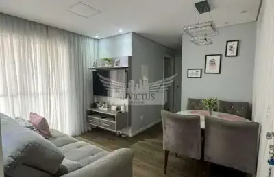 Apartamento com 2 dormitórios à venda, 52m² - vila alzira, santo andré/sp.