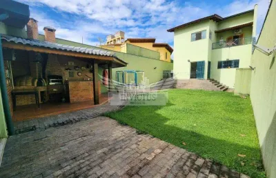 Sobrado residencial/comercial com 4 suítes para alugar, 550m² - bairro santa maria em santo andré/sp.