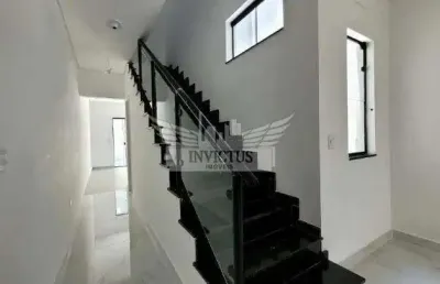 Sobrado novo com 3 suítes à venda, 127m² - vila alice, santo andré/sp.