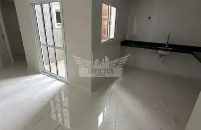 Apartamento novo sem condomínio com 2 dormitórios à venda, 58m² - vila linda, santo andré/sp.