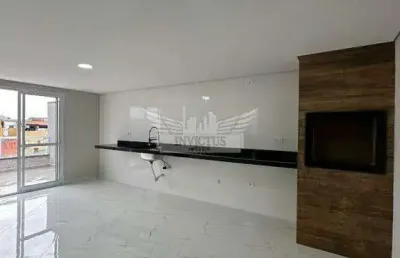 Cobertura sem condomínio com 2 dormitórios à venda, 120m² - vila linda, santo andré/sp.