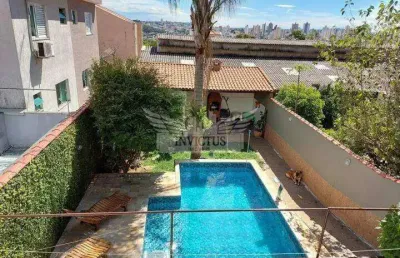 Lindo sobrado residencial/comercial com 4 dormitórios e piscina à venda, 253m² - campestre, santo andré/sp.