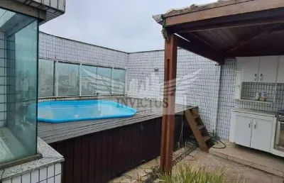 Cobertura com 3 dormitórios no edifício thereza sabatini lazzuri para locação, 220m² - nova petrópolis, são bernardo do campo/sp.
