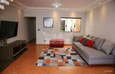 Sobrado com 3 quartos para alugar, 258m² - jardim las vegas, santo andré/sp.