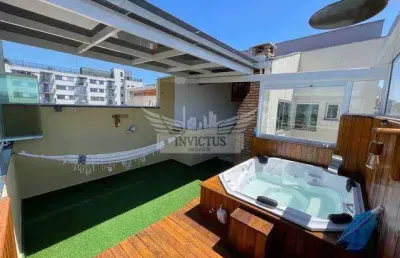 Cobertura sem condomínio com 2 dormitórios e jacuzzi para comprar, 86m² - santa maria, santo andré/sp.