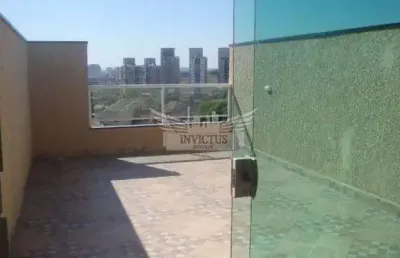 Cobertura sem condomínio com 2 quartos para alugar, 62m² - vila tibiriçá, santo andré/sp.